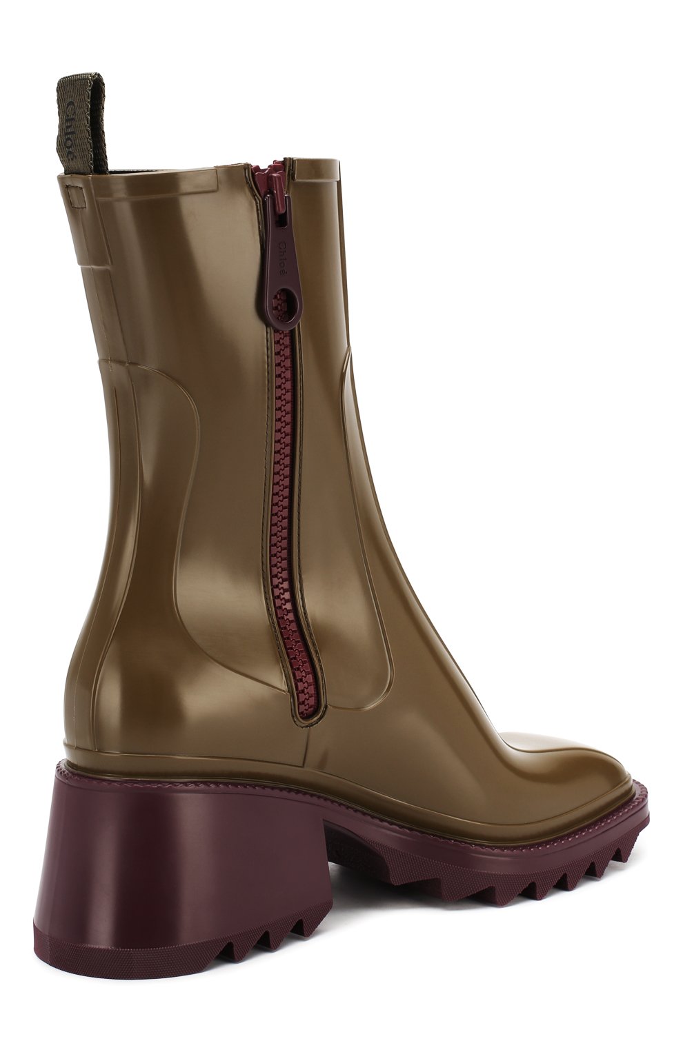 Резиновые ботильоны betty CHLOÉ, арт. CHC19W239G8, фото 4