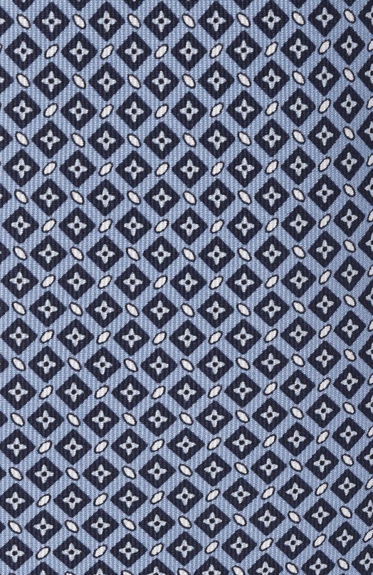 Шелковый комплект из галстука и платка Brioni 08A900/PD450 Голубой  08A900/PD450 Фото 4