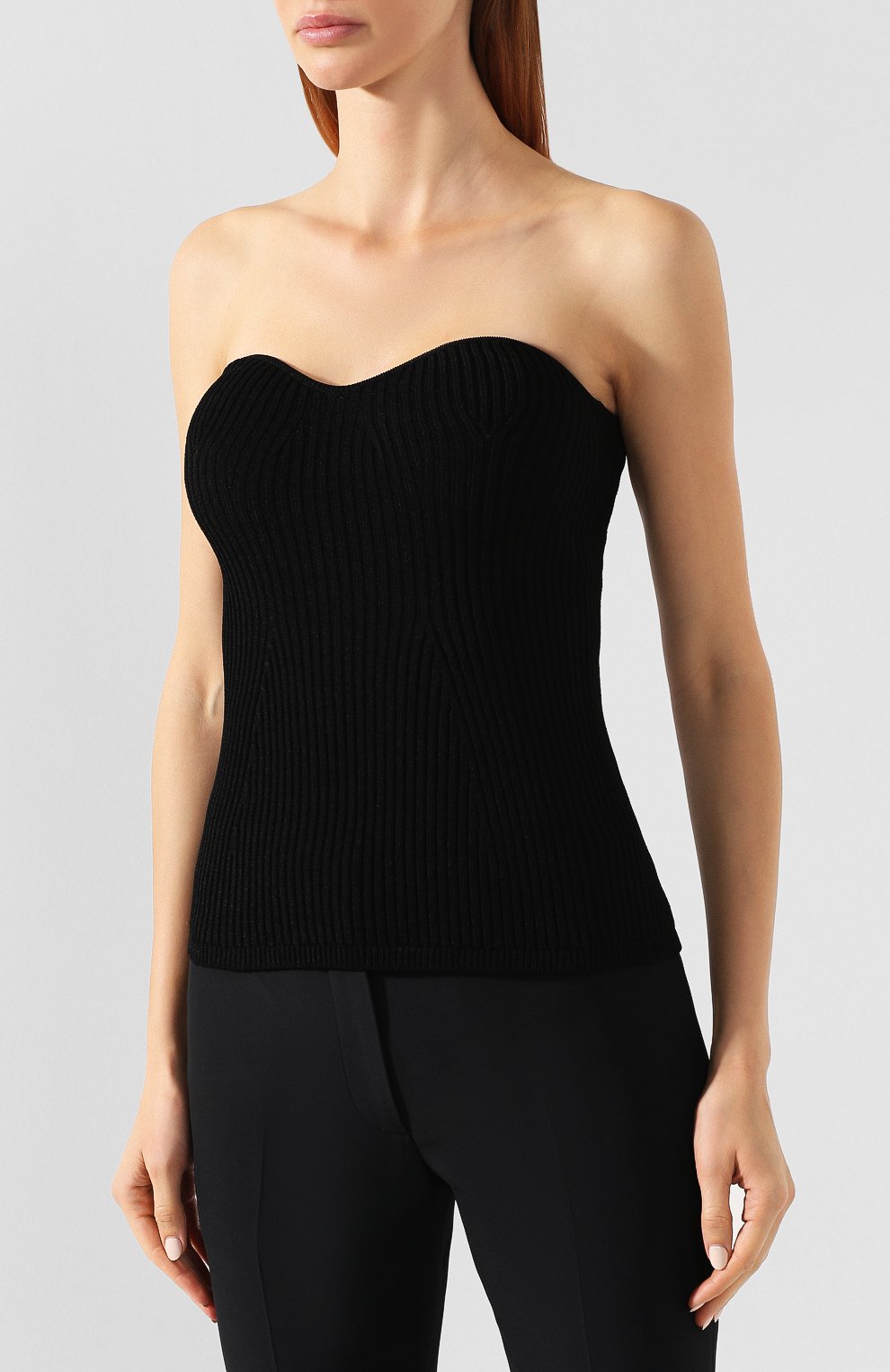 Топ из вискозы KHAITE, арт. 8265-400/LUCIE, фото 3