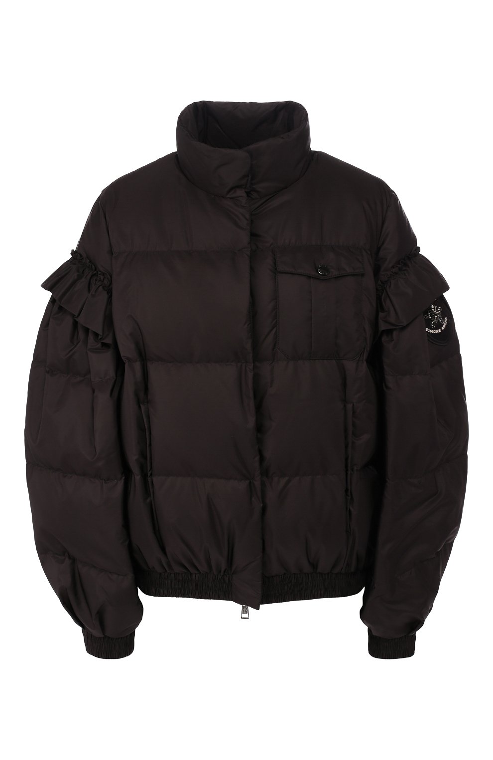 Пуховик MONCLER GENIUS черного цвета по цене 86800 руб., арт. E2-09W-45313-00-54155, фото 1 Пуховик MONCLER GENIUS, арт. E2-09W-45313-00-54155, фото 1