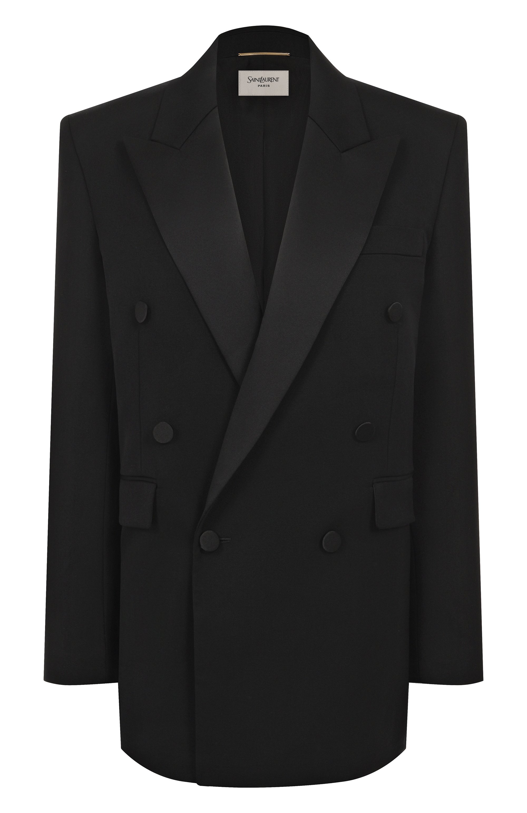 Шерстяной жакет SAINT LAURENT, арт. 828008/Y7E63, фото 1