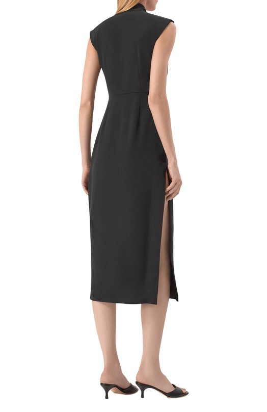 Шелковое платье Gooroo D077-2008-900-SS26 Чёрный  D077-2008-900-SS26 Фото 3