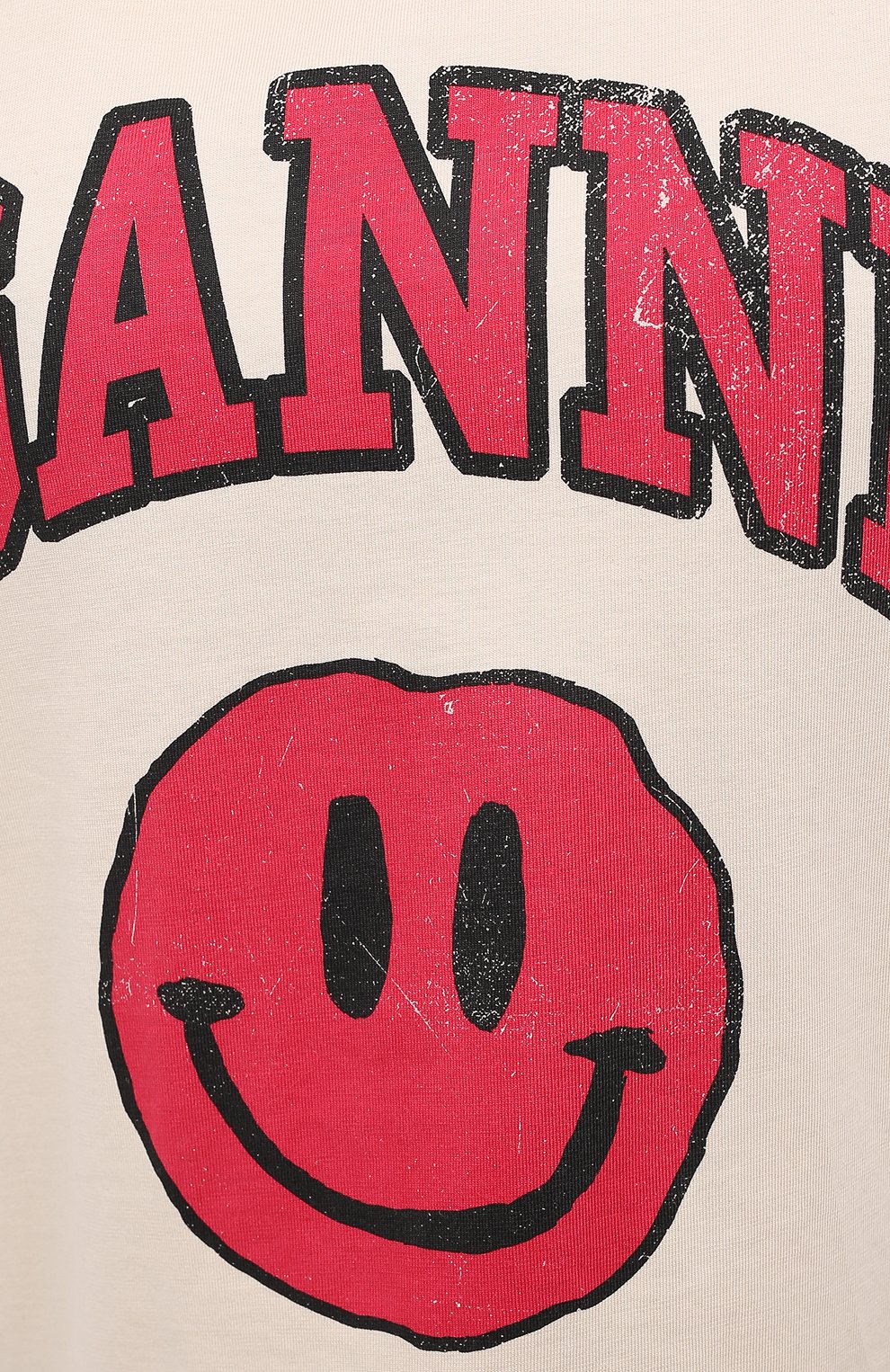 Хлопковая футболка GANNI, арт. T2654, фото 5