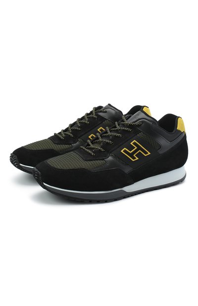 Комбинированные кроссовки HOGAN, арт. HXM3210K79009K, фото 1