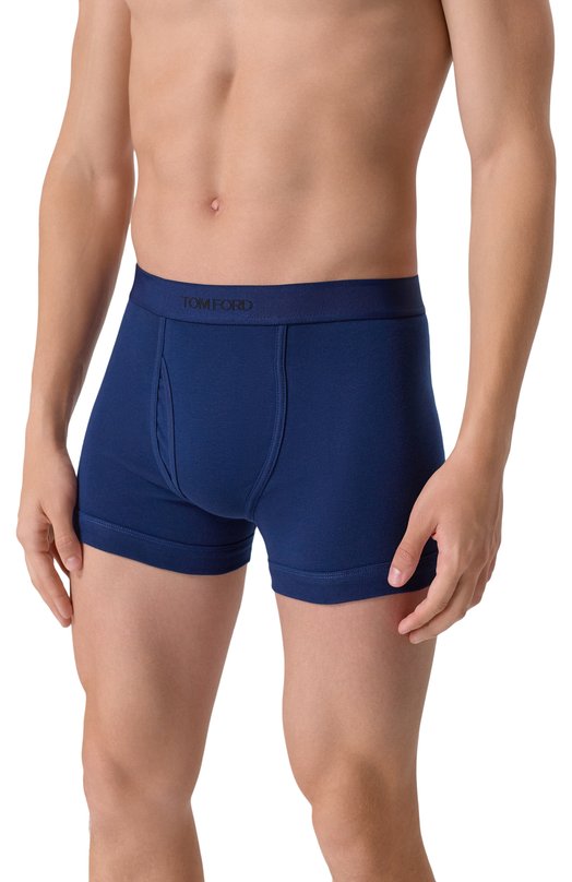 Хлопковые боксеры Tom Ford T4LC3204 Синий  T4LC3204 Фото 2