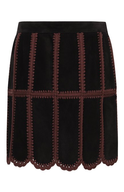 Женская замшевая юбка MIU MIU, арт. MPD615-054-F0002