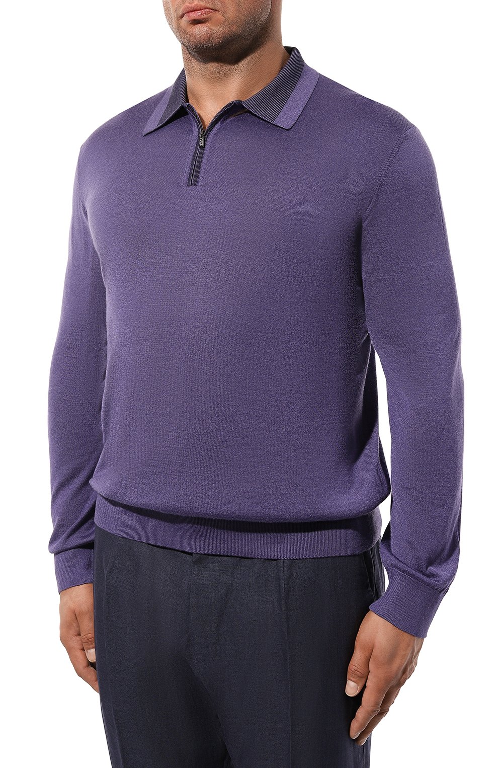 Поло из кашемира и шелка ZILLI, арт. KZP001M0330VBJS00, фото 3