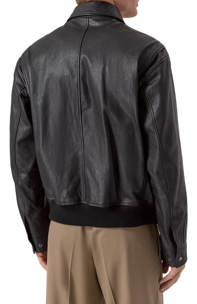 Кожаный бомбер BOSS, арт. 50532807, фото 4