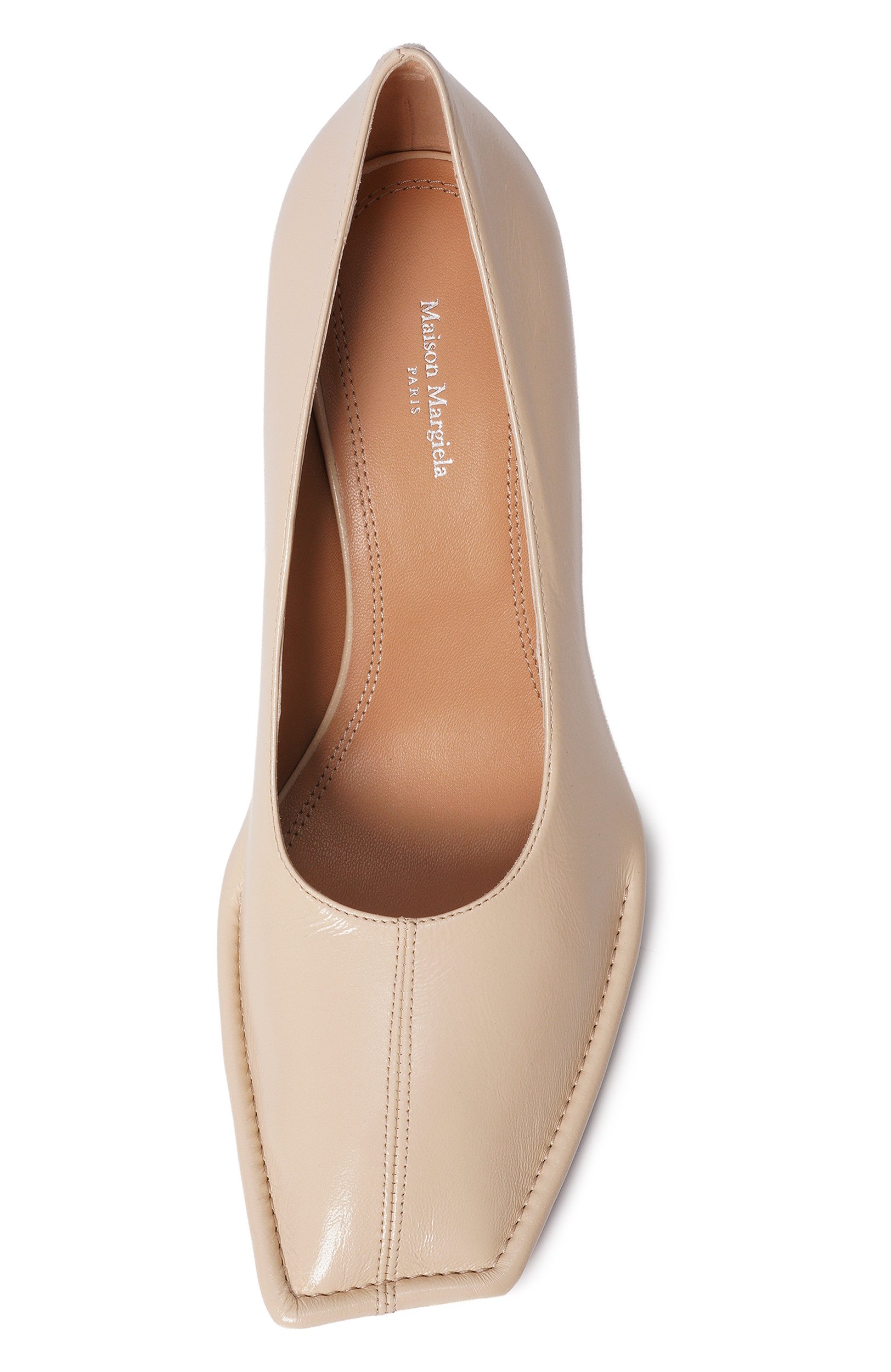 Кожаные туфли piped MAISON MARGIELA, арт. S58WL0322/P7684, фото 6