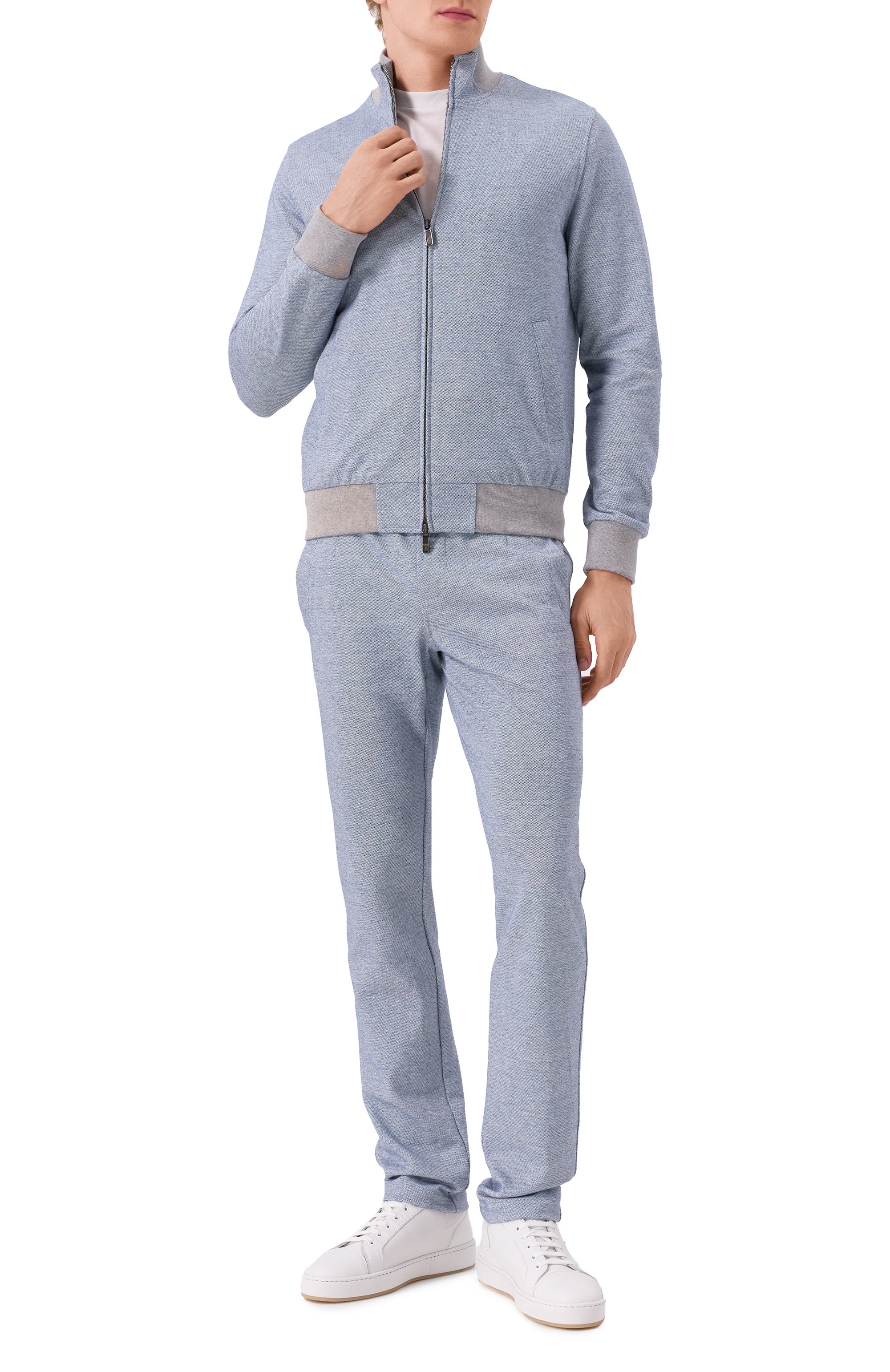 Брюки изо льна и хлопка CAPOBIANCO, арт. 18M735.LUR0., фото 2