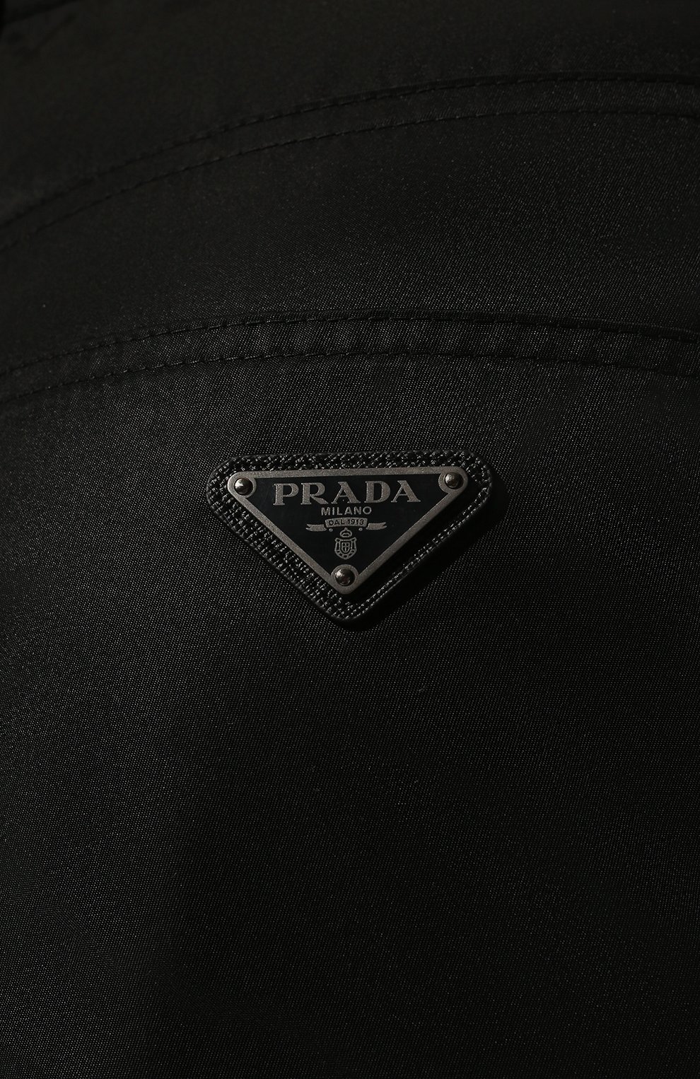 Брюки PRADA черного цвета по цене 120000 руб., арт. SPH183-1WQ8-F0002-221, фото 5 Брюки PRADA, арт. SPH183-1WQ8-F0002-221, фото 5