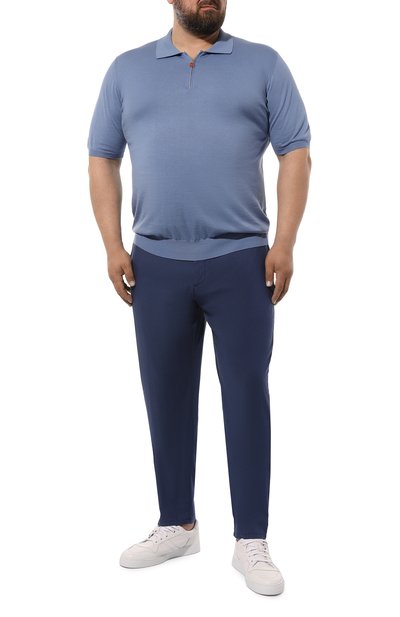 Брюки CANALI синего цвета по цене 57250 руб., арт. V1659/AV04338/58-64, фото 2 Брюки CANALI, арт. V1659/AV04338/58-64, фото 2