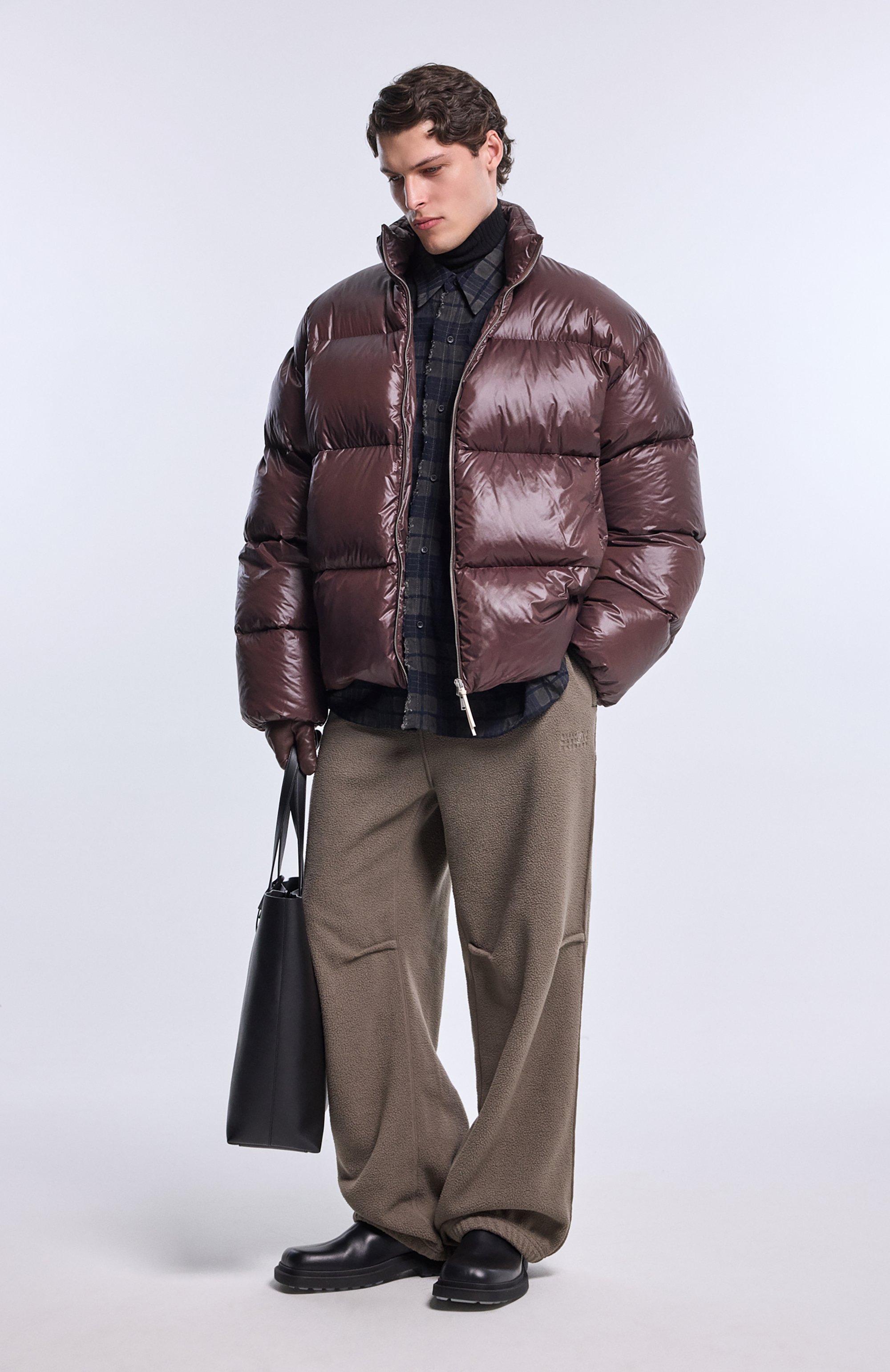 Кожаная сумка-шопер bold SAINT LAURENT, арт. 676657/CSU0N, фото 9