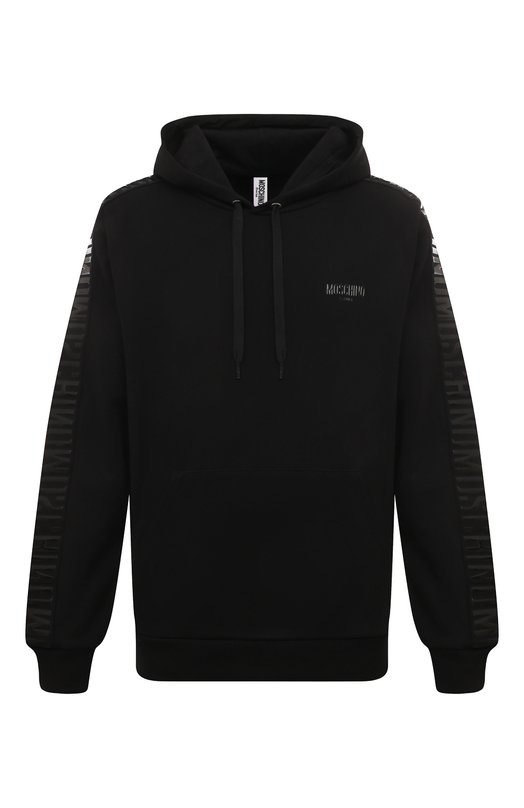 Хлопковое худи Moschino A1711/9410 Чёрный A1711/9410