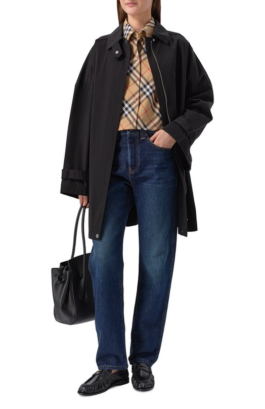 Хлопковая рубашка Burberry 8122443 Бежевый  8122443 Фото 2