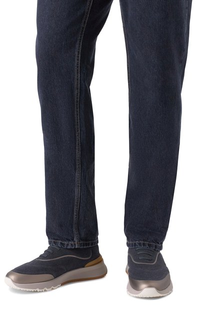 Текстильные кроссовки BRUNELLO CUCINELLI, арт. MZUAUF0340, фото 3