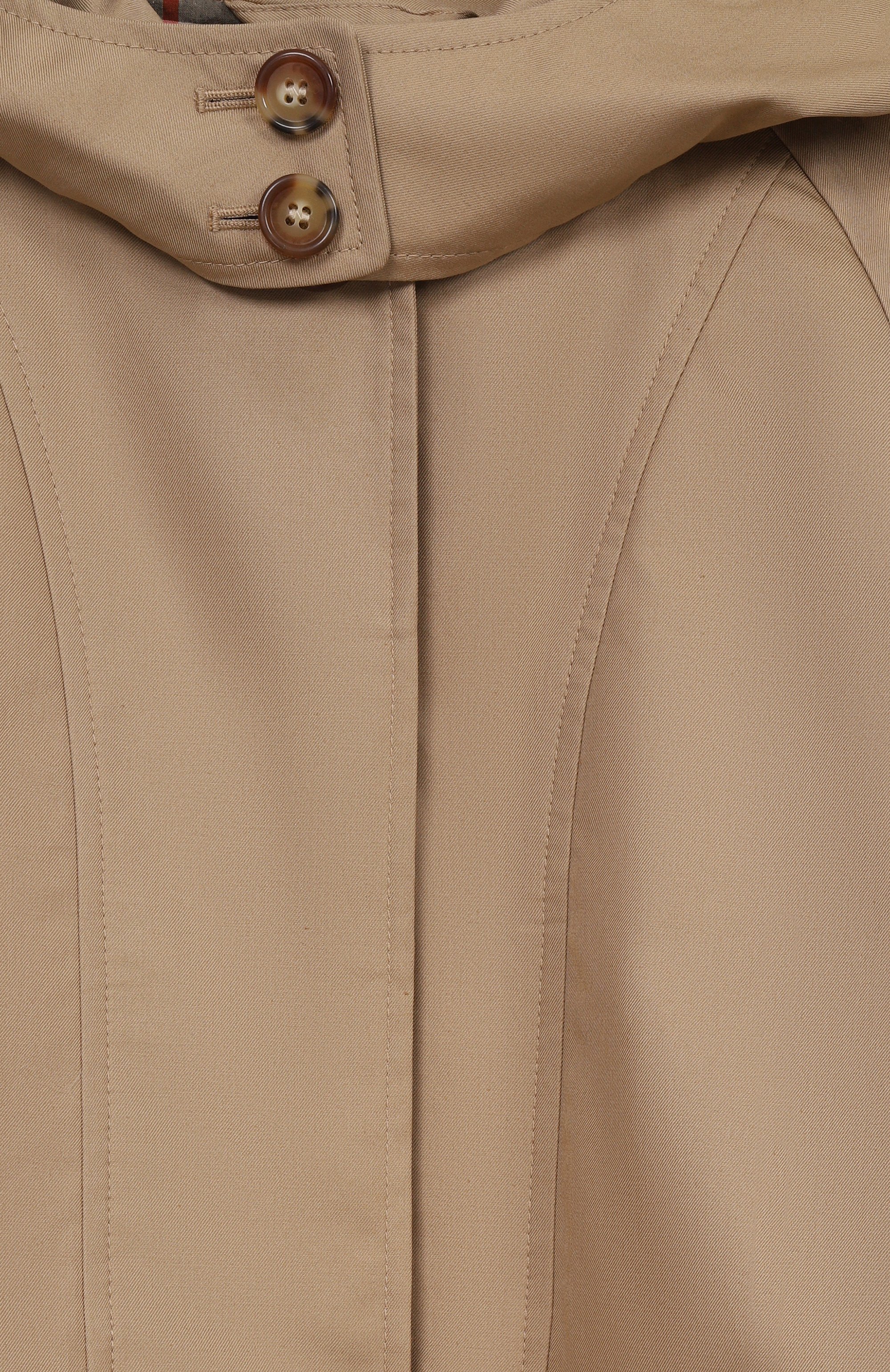 Хлопковый плащ BURBERRY, арт. 8117281, фото 3