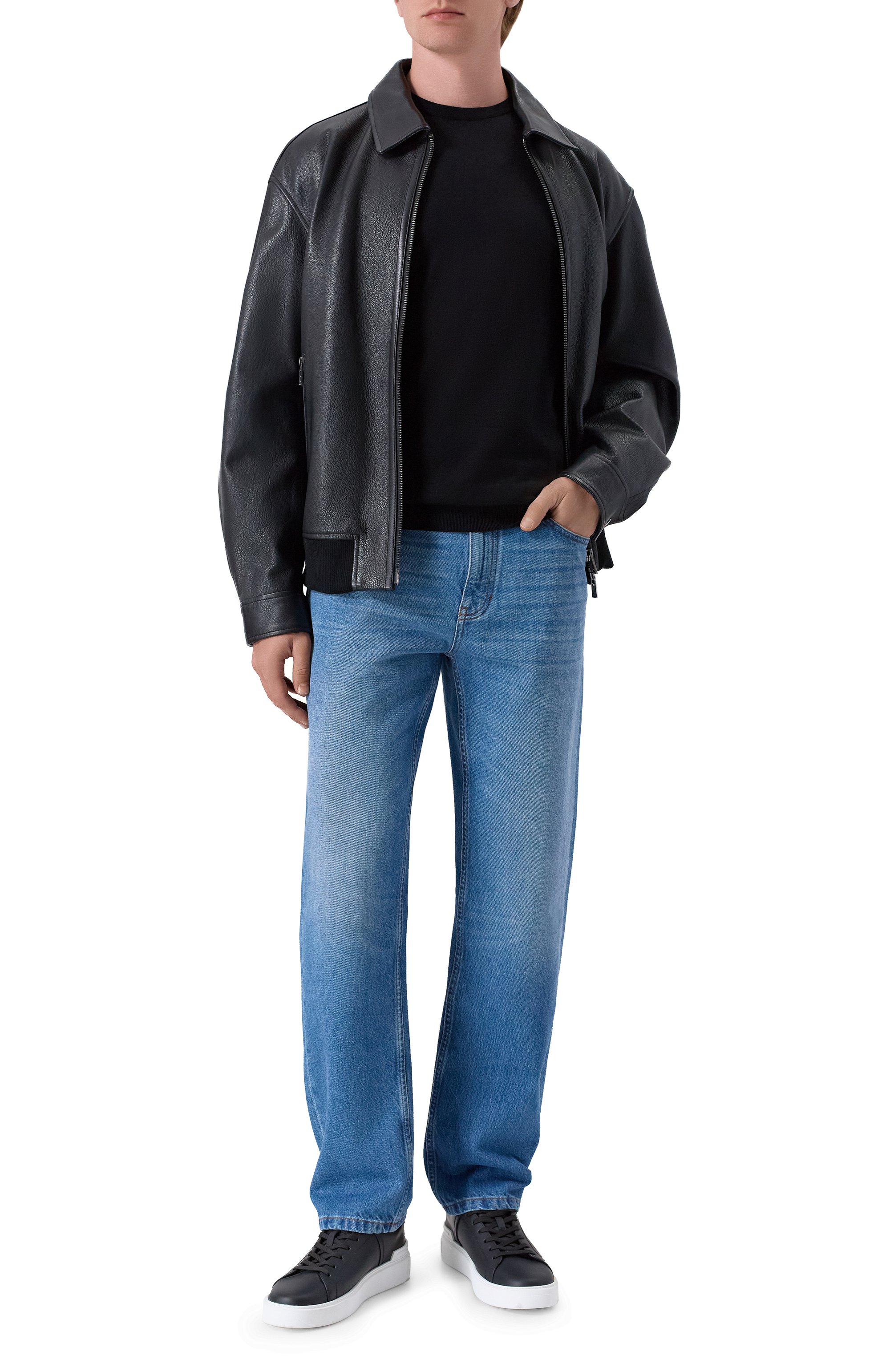 Хлопковый джемпер KITON, арт. UMKXX37, фото 2