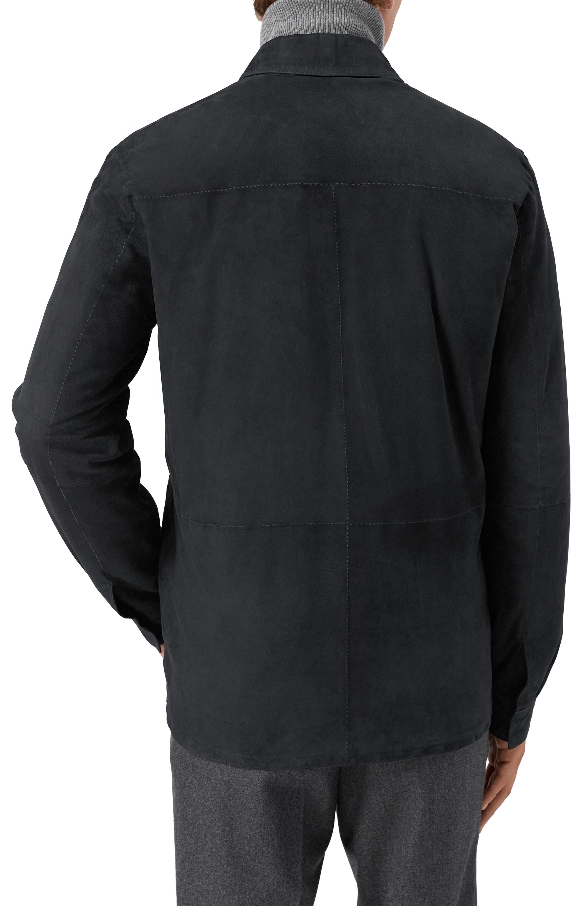 Замшевая куртка-рубашка CORNELIANI, арт. 26L5N1-2620101, фото 4