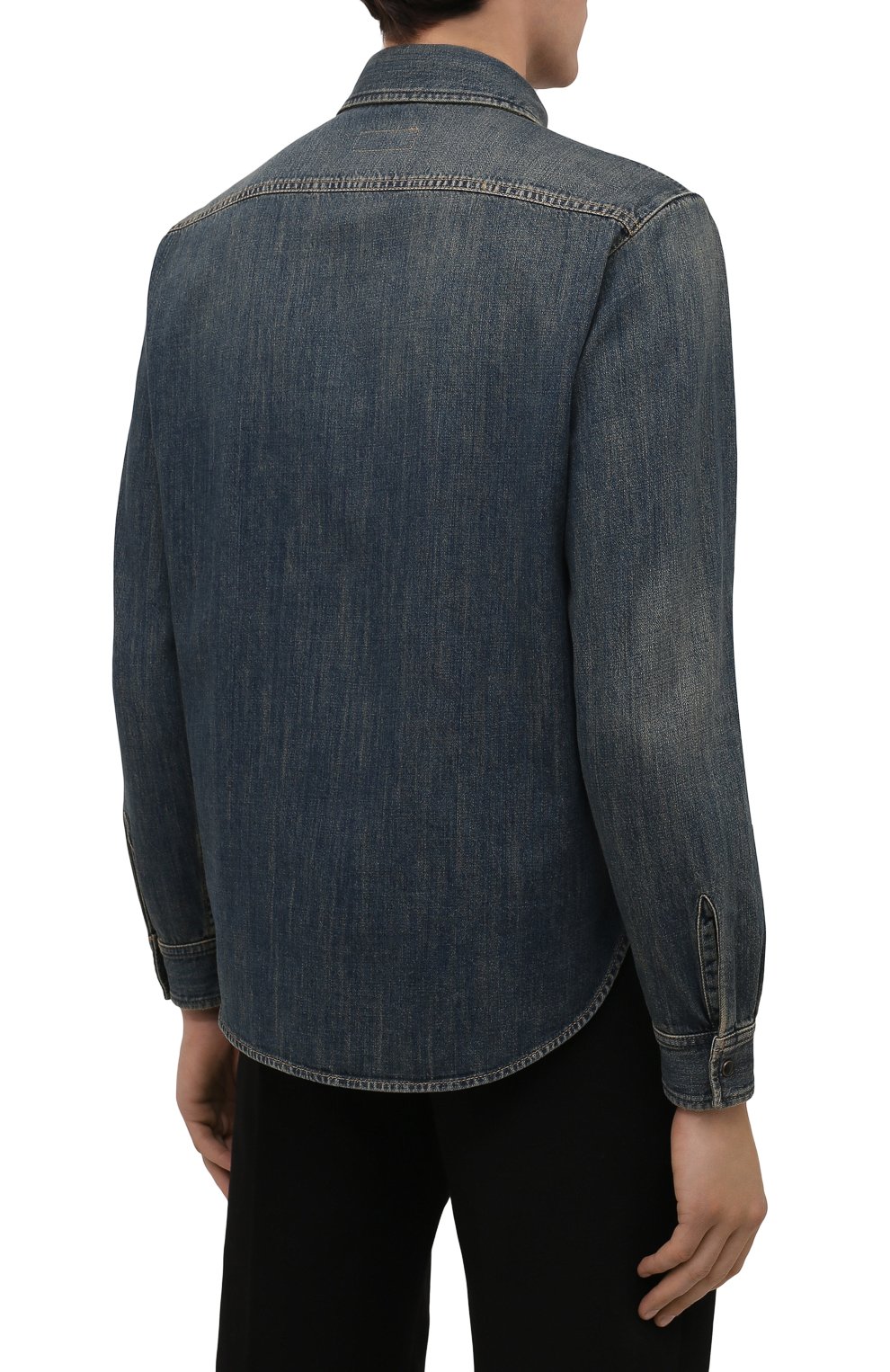 Джинсовая рубашка SAINT LAURENT, арт. 663652/Y240A, фото 4