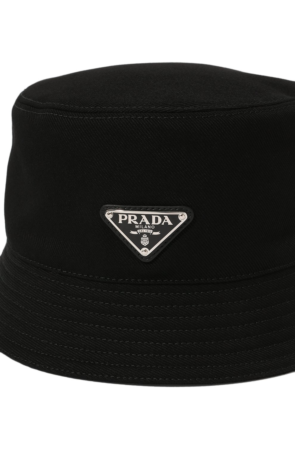 Хлопковая панама PRADA, арт. 2HC137-2DXI-F0002, фото 4