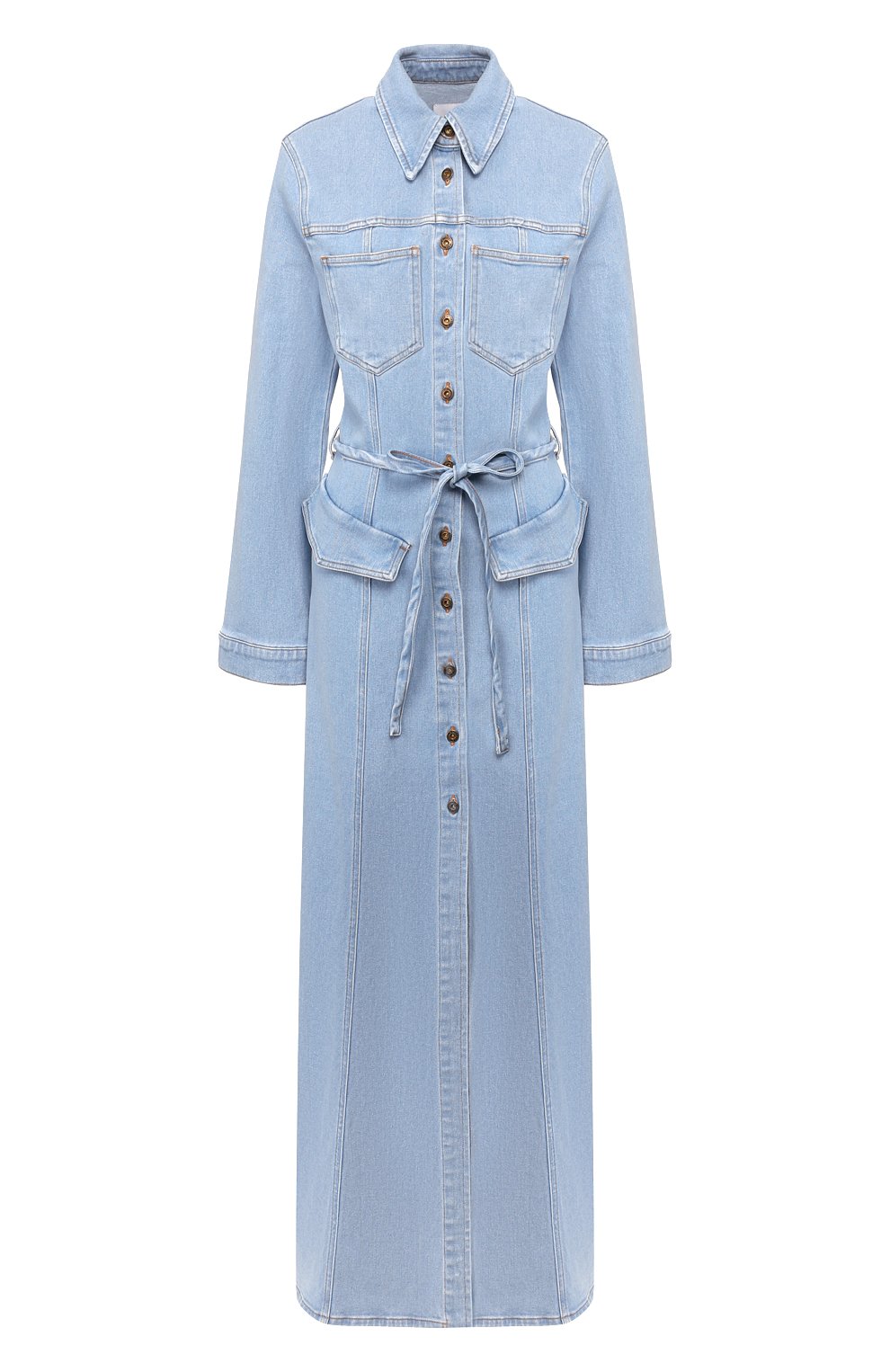Джинсовое платье NANUSHKA, арт. JIAYE_LIGHT BLUE_STRETCH DENIM, фото 1