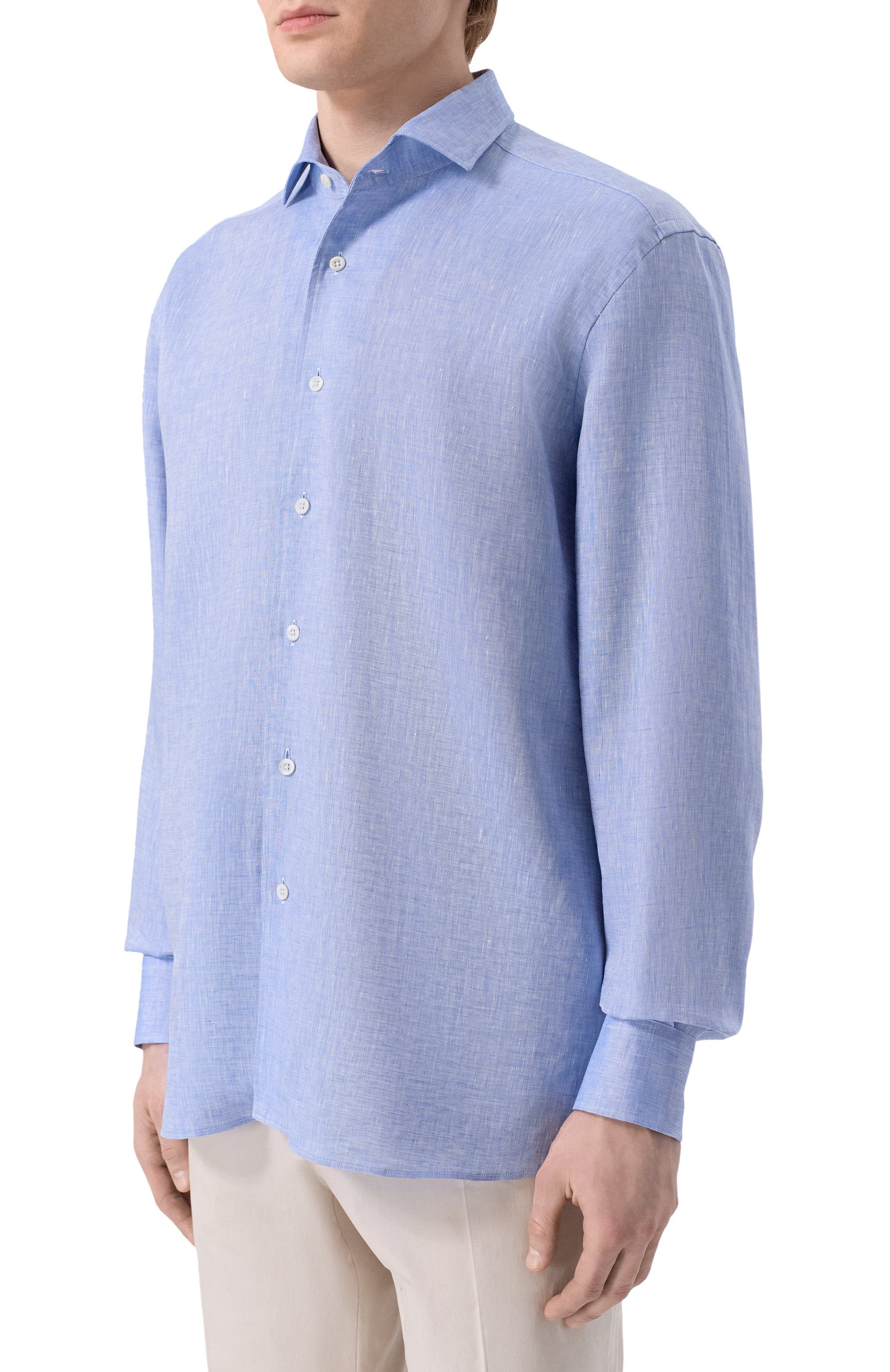 Льняная рубашка CORNELIANI, арт. 27P213/2711091, фото 3