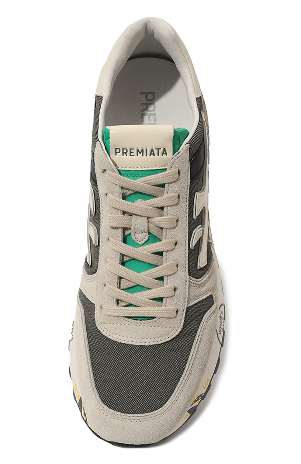 Комбинированные кроссовки mick PREMIATA разноцветного цвета по цене 32100 руб., арт. MICK/VAR 6166, фото 6 Комбинированные кроссовки mick PREMIATA, арт. MICK/VAR 6166, фото 6