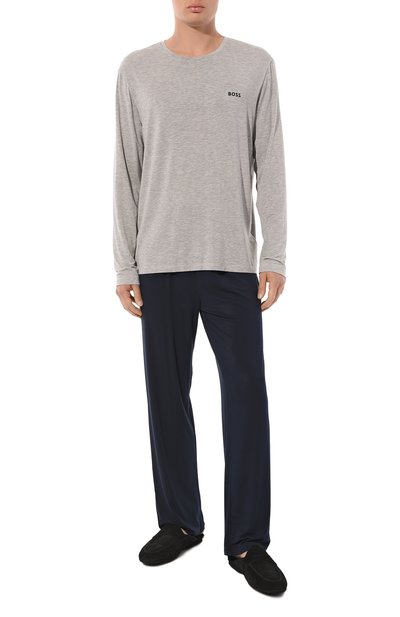 Брюки BOSS темно-синего цвета по цене 6000 руб., арт. 50475241, фото 2 Брюки BOSS, арт. 50475241, фото 2