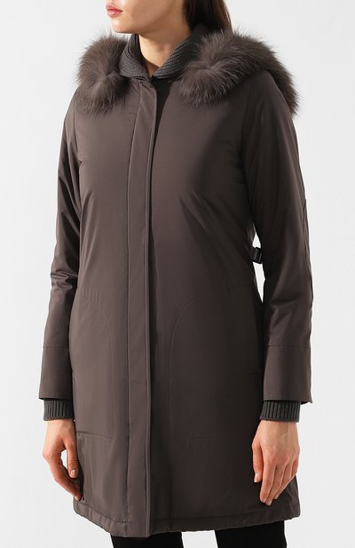 Парка с меховой отделкой LORO PIANA, арт. FAE5502, фото 3