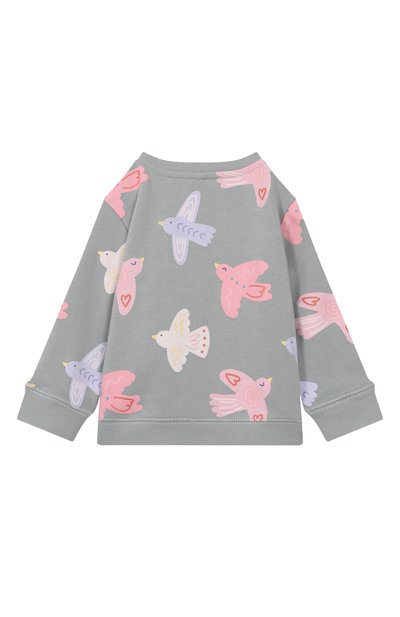 Комплект из свитшота и брюк STELLA MCCARTNEY светло-серого цвета по цене 22850 руб., арт. TX3010, фото 3 Комплект из свитшота и брюк STELLA MCCARTNEY, арт. TX3010, фото 3