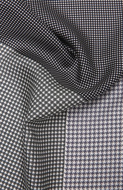 Шелковый платок LANVIN серого цвета по цене 7995 руб., арт. 5832/HANDKERCHIEF, фото 3 Шелковый платок LANVIN, арт. 5832/HANDKERCHIEF, фото 3