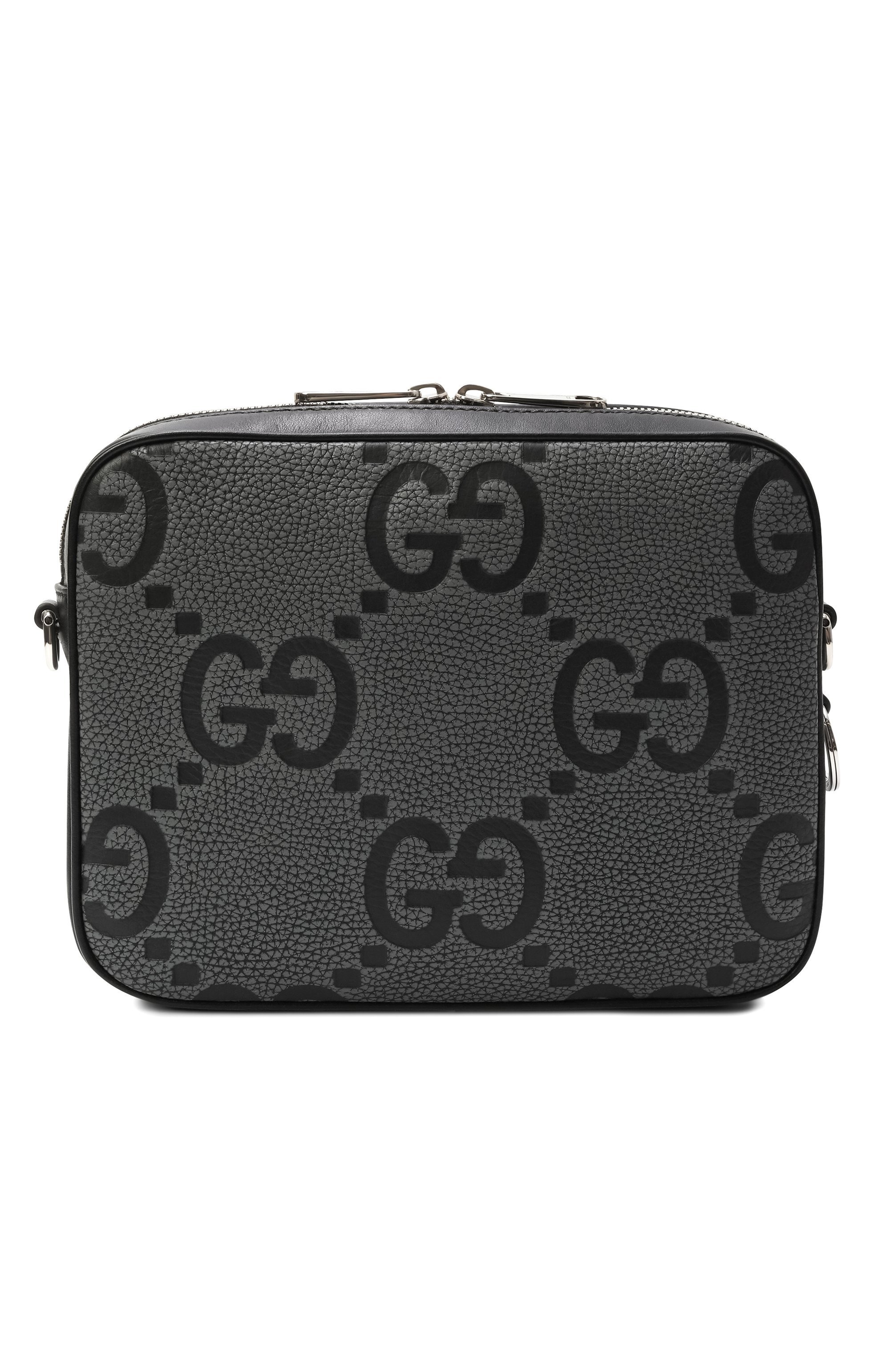 Сумка jumbo gg GUCCI темно-серого цвета по цене 288000 руб., арт. 794088/AAECE, фото 6 Сумка jumbo gg GUCCI, арт. 794088/AAECE, фото 6