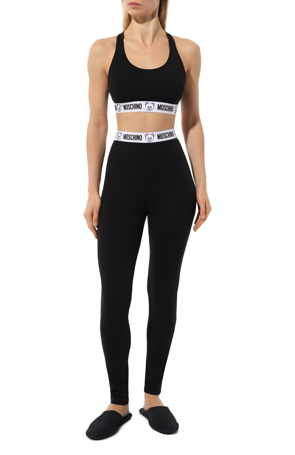 Хлопковые легинсы MOSCHINO, арт. A6810/4406, фото 2