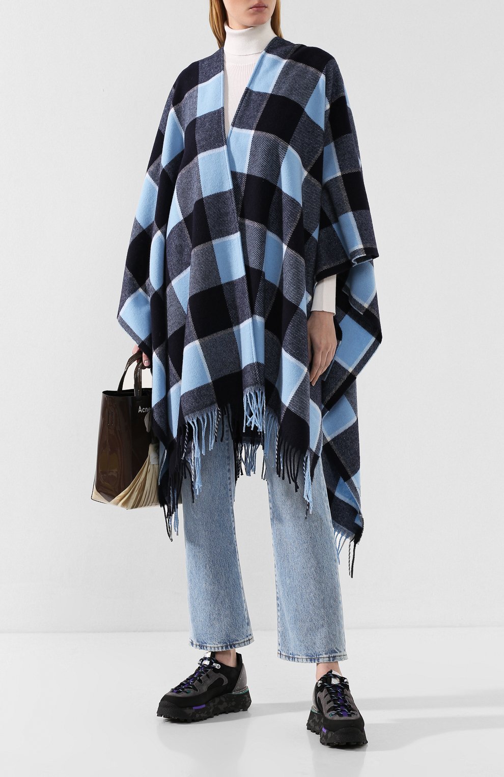 Шерстяная накидка ACNE STUDIOS, арт. CA0020/W, фото 2