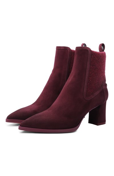 Женские замшевые ботильоны SANTONI, арт. WTEG72444PC4NMGS