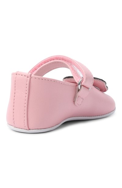 Кожаные пинетки MOSCHINO, арт. 84053/VAR4, фото 3