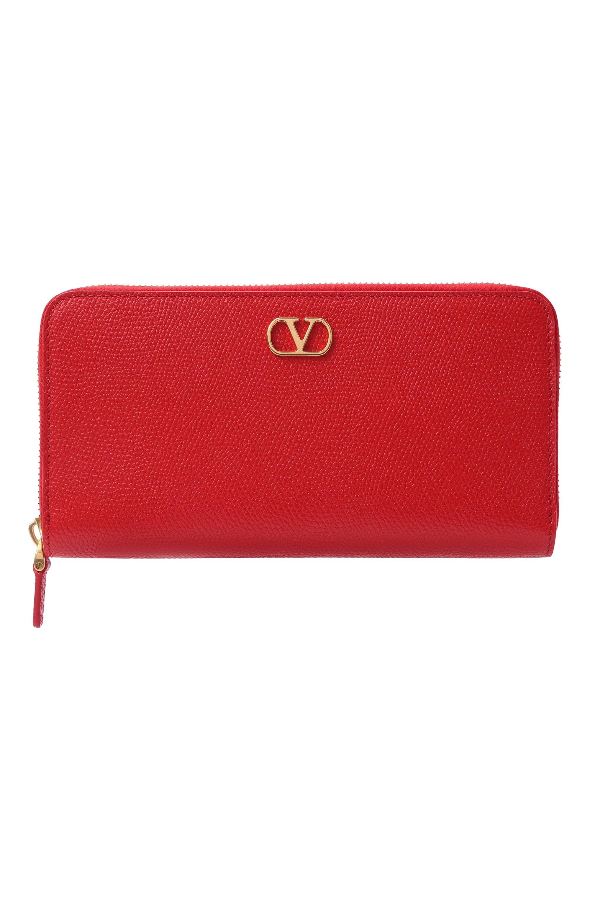 Кожаный кошелек VALENTINO красного цвета по цене 77900 руб., арт. 9W2P0BB3/SNP, фото 1 Кожаный кошелек VALENTINO, арт. 9W2P0BB3/SNP, фото 1