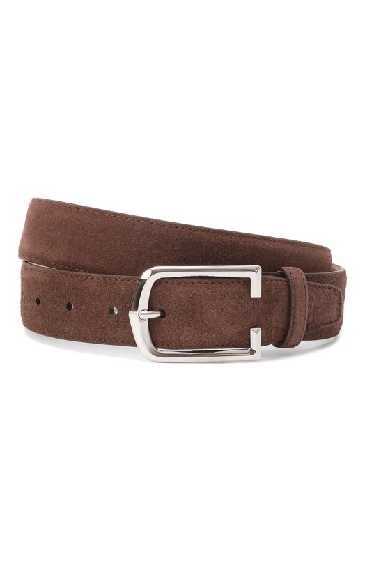 Замшевый ремень Corneliani 25V300-2520822 Коричневый 25V300-2520822