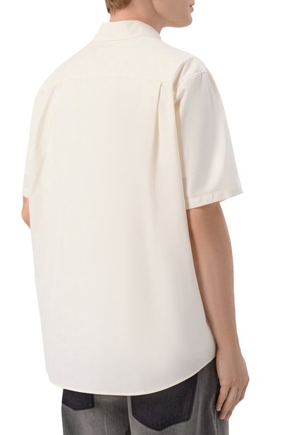 Хлопковая рубашка ATTACHMENT кремового цвета по цене 57900 руб., арт. AS61-089, фото 4 Хлопковая рубашка ATTACHMENT, арт. AS61-089, фото 4