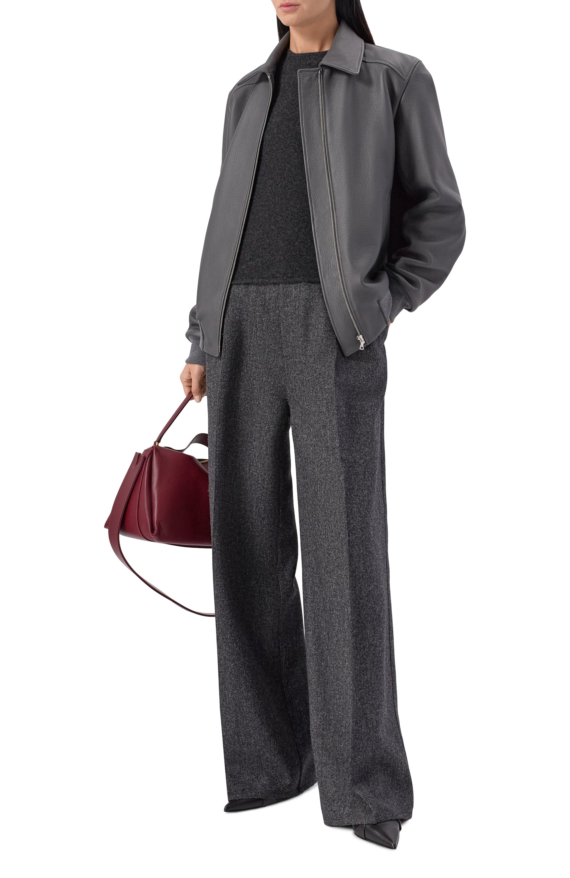 Кожаный бомбер MASLOV, арт. SMB63, фото 2