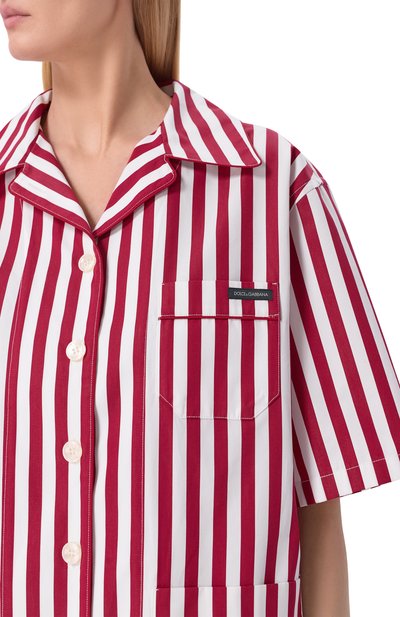 Рубашка из хлопка и шелка DOLCE & GABBANA, арт. F5U29T/FR527, фото 5