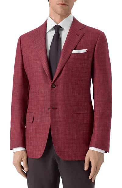 Пиджак из кашемира и шелка KITON, арт. UG81K06R08, фото 4