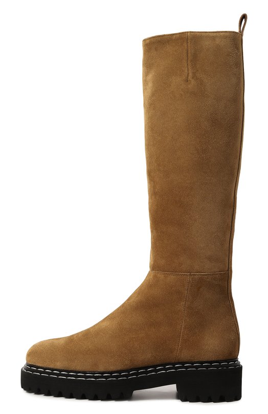 Замшевые сапоги Officine Creative Бежевый, фото 4