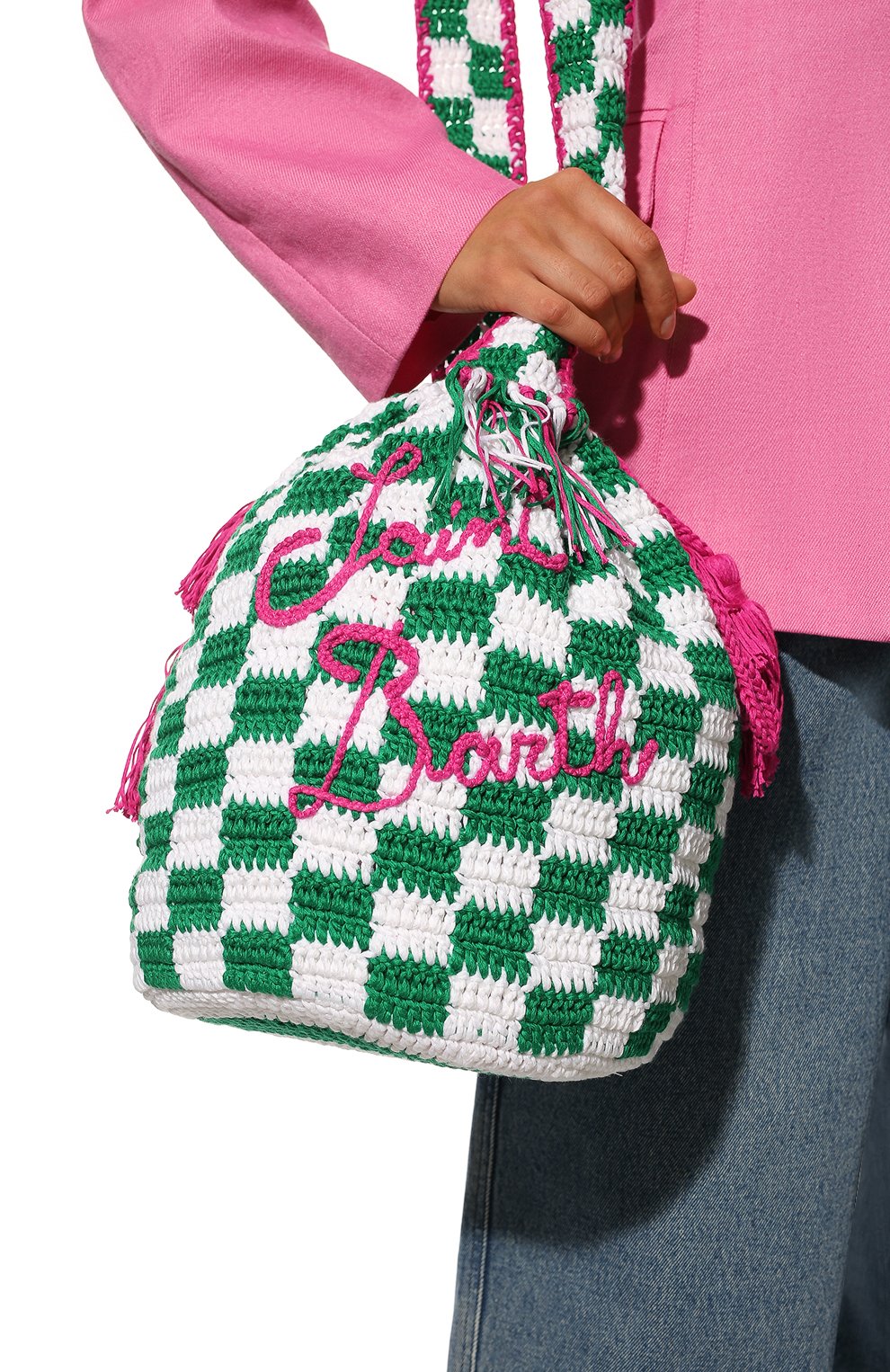 Сумка MC2 SAINT BARTH, арт. STBA CR0CHET BUCKET/CRB0001/00381B/W, фото 2