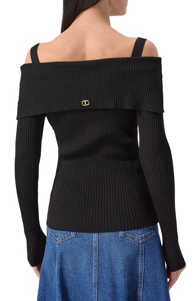 Топ из вискозы TWINSET, арт. 251TP3031, фото 4