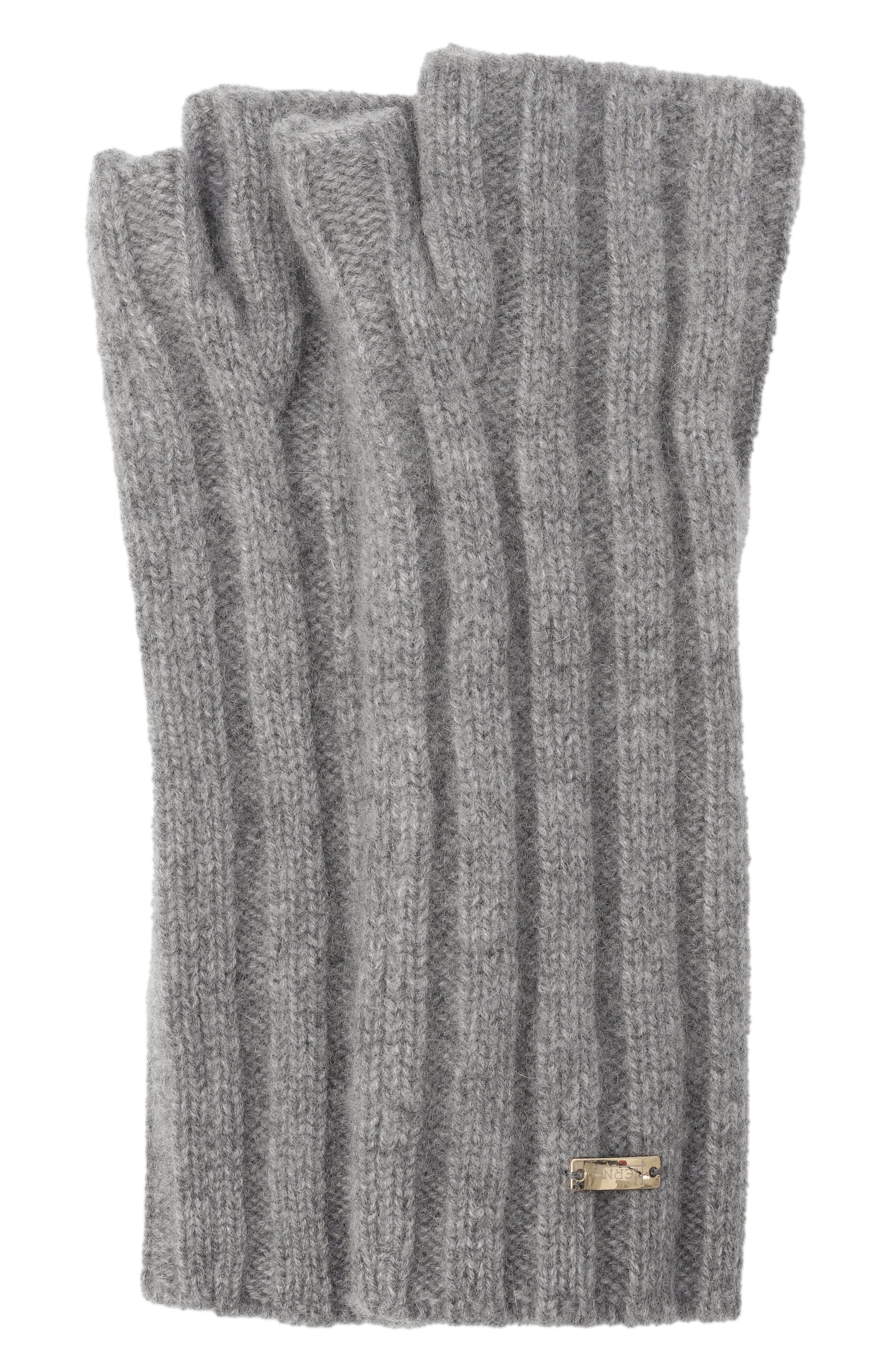 Кашемировые митенки HERNO серого цвета по цене 29050 руб., арт. MANIC006D/71040, фото 1 Кашемировые митенки HERNO, арт. MANIC006D/71040, фото 1