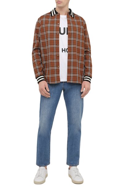 Хлопковая рубашка BURBERRY, арт. 8048181, фото 2