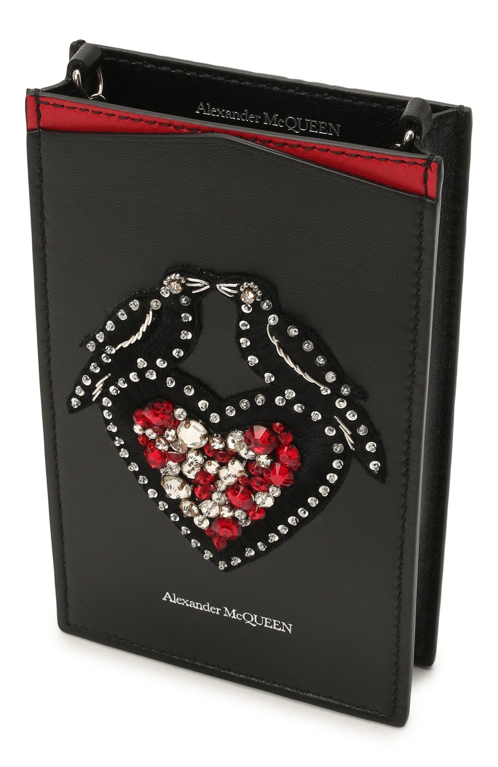 Кожаный футляр для те лефона ALEXANDER MCQUEEN, арт. 658446/1LYZZ, фото 3