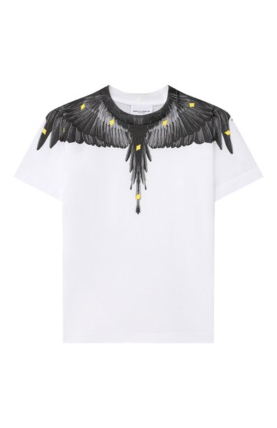 Хлопковая футболка MARCELO BURLON KIDS OF MILAN, арт. 21E/B/MB/1114/0010/2-6Y, фото 1